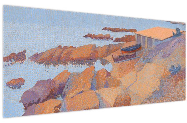 Slika - Henri Edmond Cross, Calanque des Antibois, reprodukcije (120x50 cm)