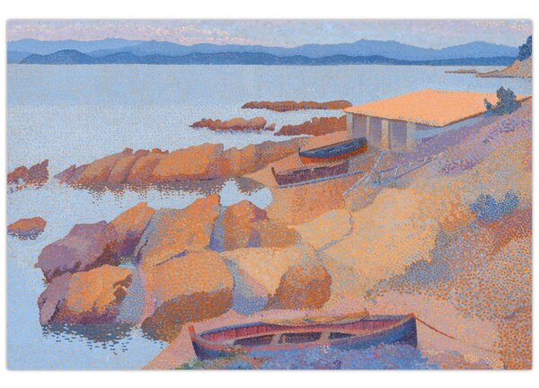 Slika - Henri Edmond Cross, Calanque des Antibois, reprodukcije (90x60 cm)