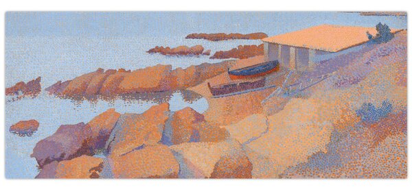 Slika - Henri Edmond Cross, Calanque des Antibois, reprodukcije (120x50 cm)