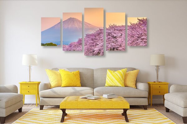 5-dijelna slika prekrasni Japan