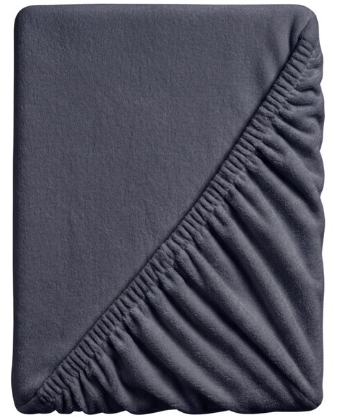Plahta mikropliš SOFT 180x200 cm antracitno siva