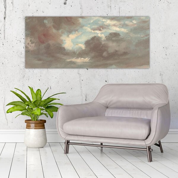 Slika - John Constable, Cloud Study Stormy Sunset, reprodukcije (120x50 cm)