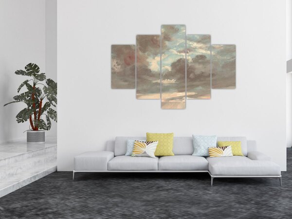 Slika - John Constable, Cloud Study Stormy Sunset, reprodukcije (150x105 cm)