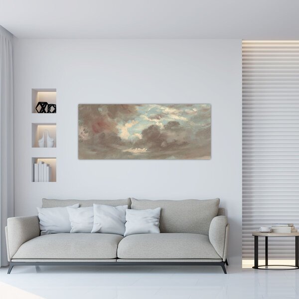 Slika - John Constable, Cloud Study Stormy Sunset, reprodukcije (120x50 cm)