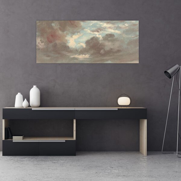 Slika - John Constable, Cloud Study Stormy Sunset, reprodukcije (120x50 cm)