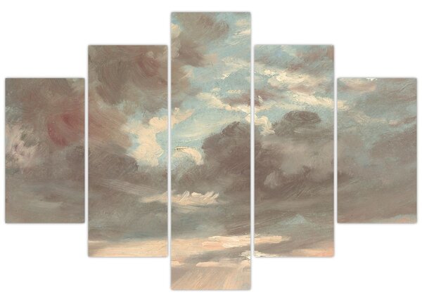 Slika - John Constable, Cloud Study Stormy Sunset, reprodukcije (150x105 cm)