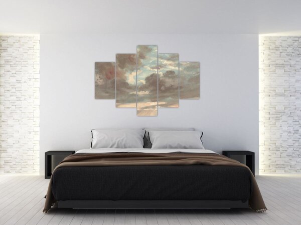Slika - John Constable, Cloud Study Stormy Sunset, reprodukcije (150x105 cm)