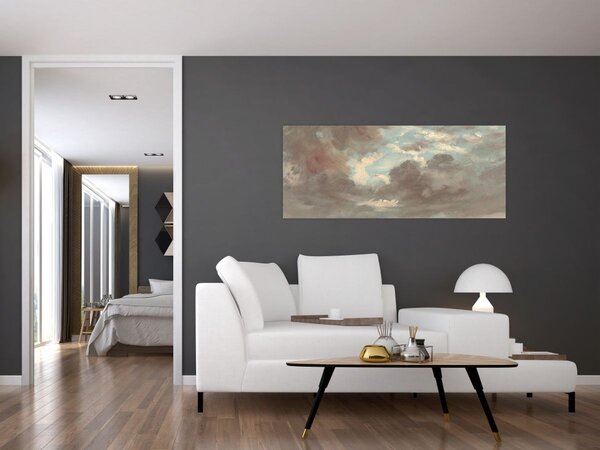 Slika - John Constable, Cloud Study Stormy Sunset, reprodukcije (120x50 cm)