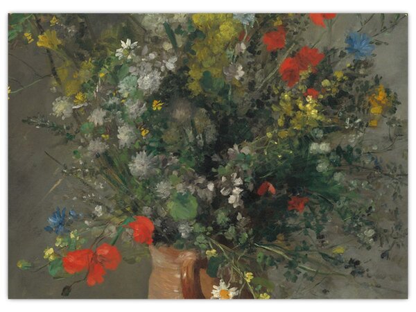 Slika - Auguste Renoir, Flowers in a Vase, reprodukcije (70x50 cm)