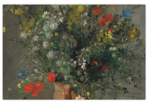 Slika - Auguste Renoir, Flowers in a Vase, reprodukcije (90x60 cm)