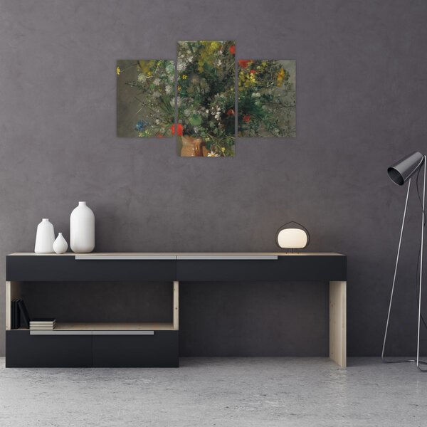 Slika - Auguste Renoir, Flowers in a Vase, reprodukcije (90x60 cm)
