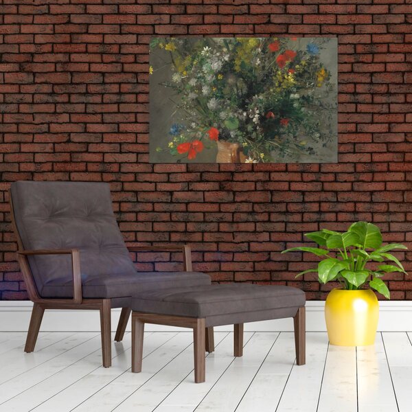 Slika - Auguste Renoir, Flowers in a Vase, reprodukcije (90x60 cm)