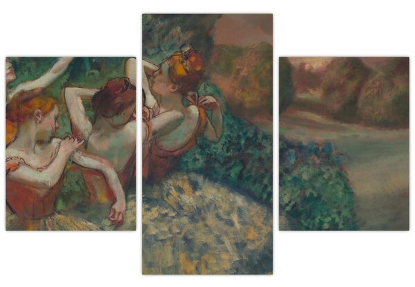 Slika - Edgar Degas, Four Dancers, reprodukcije (90x60 cm)