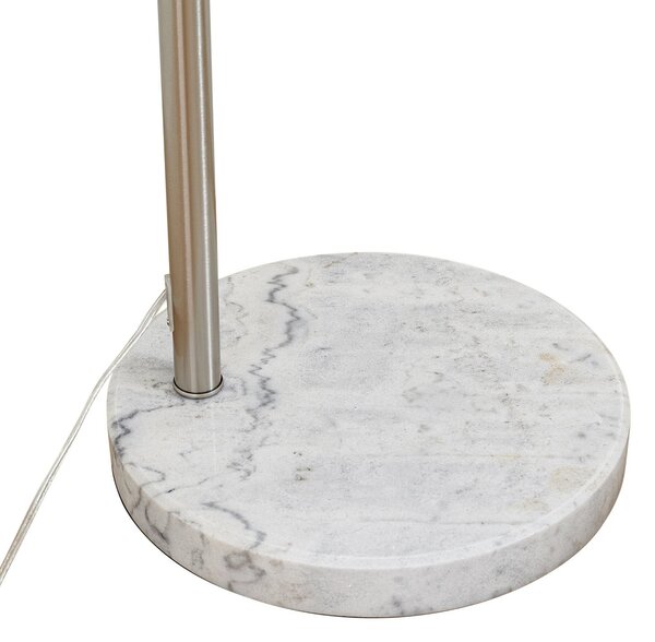 Podne Lampa Lindby, Alverton, Bijela, Dnevna soba, Metal, Moderan