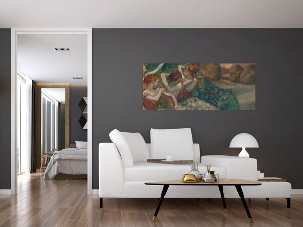 Slika - Edgar Degas, Four Dancers, reprodukcije (120x50 cm)