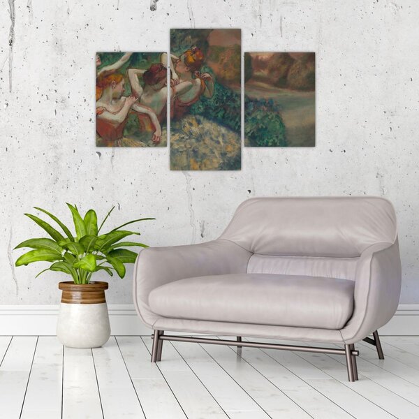 Slika - Edgar Degas, Four Dancers, reprodukcije (90x60 cm)