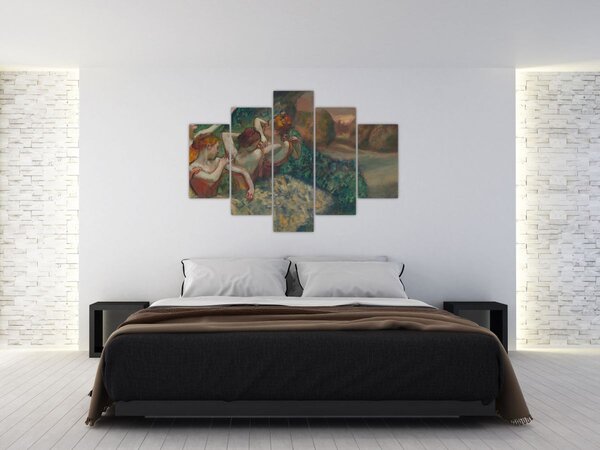 Slika - Edgar Degas, Four Dancers, reprodukcije (150x105 cm)