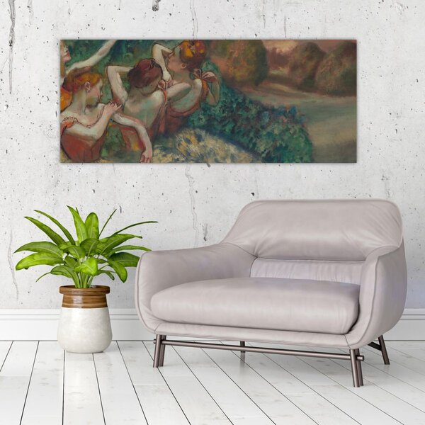 Slika - Edgar Degas, Four Dancers, reprodukcije (120x50 cm)