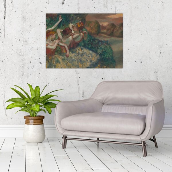 Slika - Edgar Degas, Four Dancers, reprodukcije (70x50 cm)