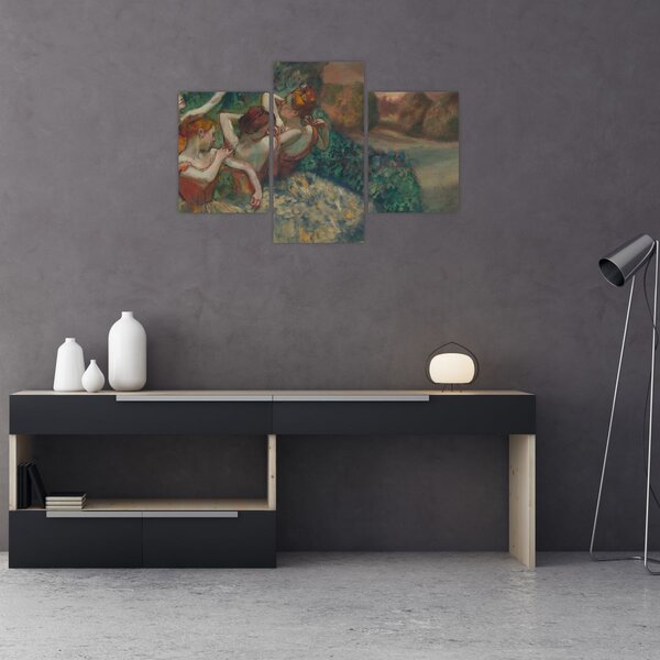 Slika - Edgar Degas, Four Dancers, reprodukcije (90x60 cm)