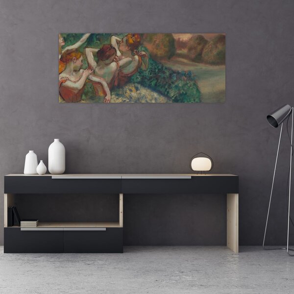 Slika - Edgar Degas, Four Dancers, reprodukcije (120x50 cm)