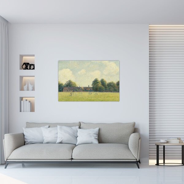 Slika - Camille Pissarro, Hampton Court Green, reprodukcije (90x60 cm)
