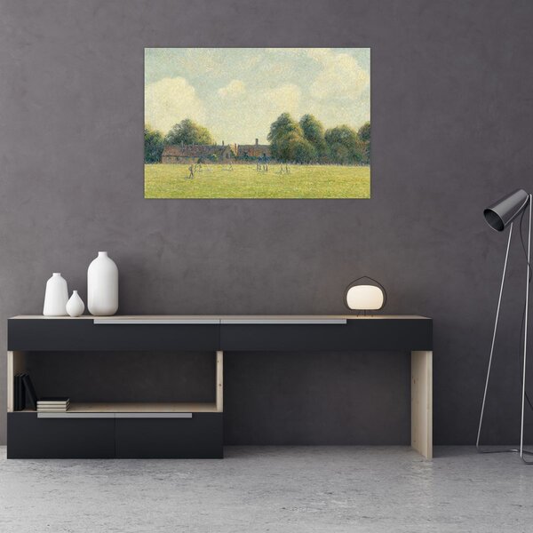 Slika - Camille Pissarro, Hampton Court Green, reprodukcije (90x60 cm)