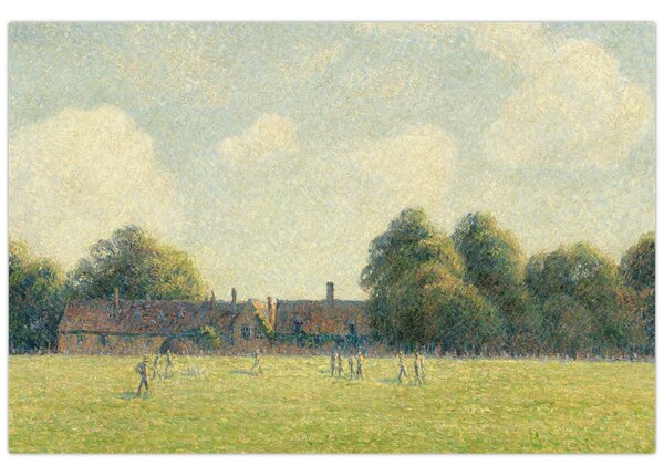 Slika - Camille Pissarro, Hampton Court Green, reprodukcije (90x60 cm)