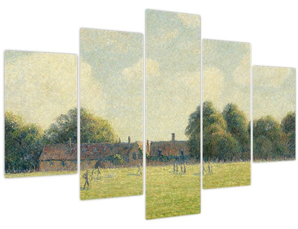 Slika - Camille Pissarro, Hampton Court Green, reprodukcije (150x105 cm)