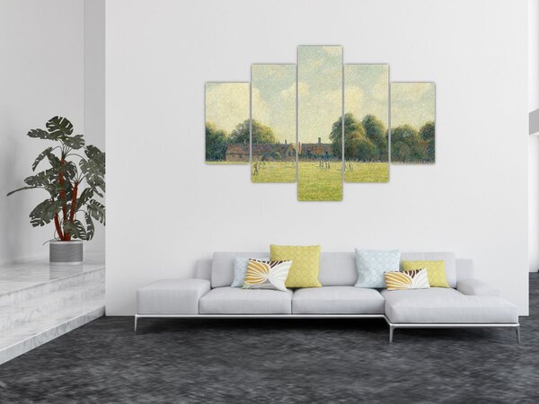 Slika - Camille Pissarro, Hampton Court Green, reprodukcije (150x105 cm)