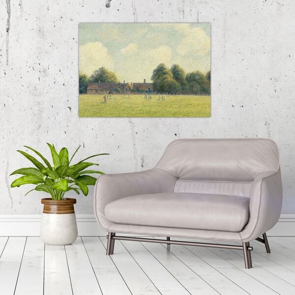 Slika - Camille Pissarro, Hampton Court Green, reprodukcije (70x50 cm)
