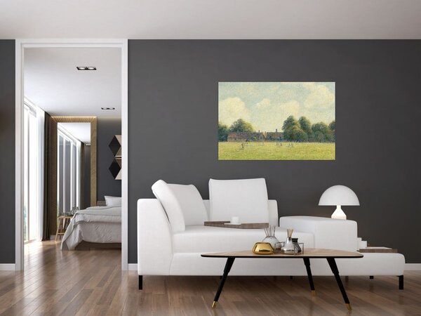 Slika - Camille Pissarro, Hampton Court Green, reprodukcije (90x60 cm)