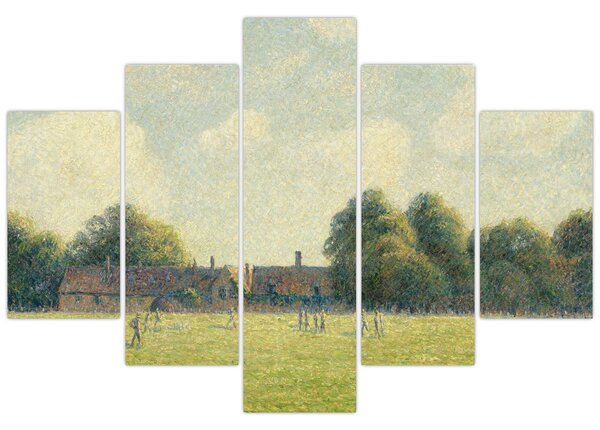 Slika - Camille Pissarro, Hampton Court Green, reprodukcije (150x105 cm)