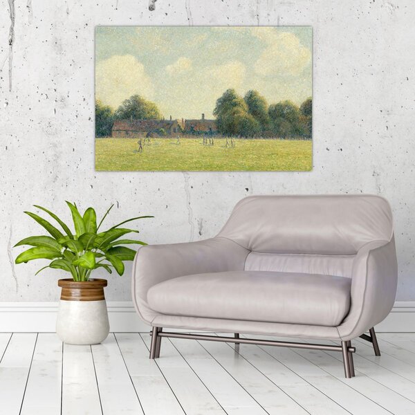 Slika - Camille Pissarro, Hampton Court Green, reprodukcije (90x60 cm)