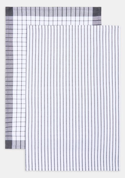 Sinsay - Set kuhinjskih krpa u pruge i kocke 2 pack