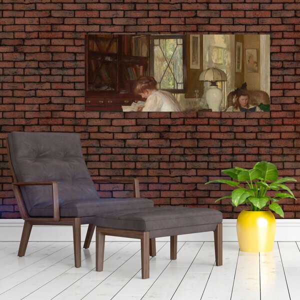 Slika - Edmund Tarbell, Josephine and Mercie, reprodukcije (120x50 cm)