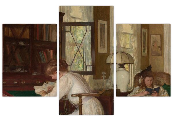Slika - Edmund Tarbell, Josephine and Mercie, reprodukcije (90x60 cm)