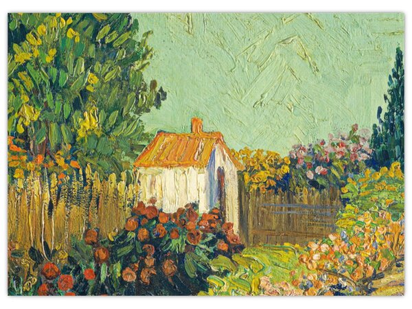 Slika - Imitator of Vincent van Gogh, Landscape, reprodukcije (70x50 cm)
