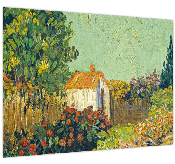Slika - Imitator of Vincent van Gogh, Landscape, reprodukcije (70x50 cm)