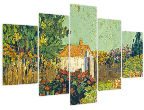 Slika - Imitator of Vincent van Gogh, Landscape, reprodukcije (150x105 cm)