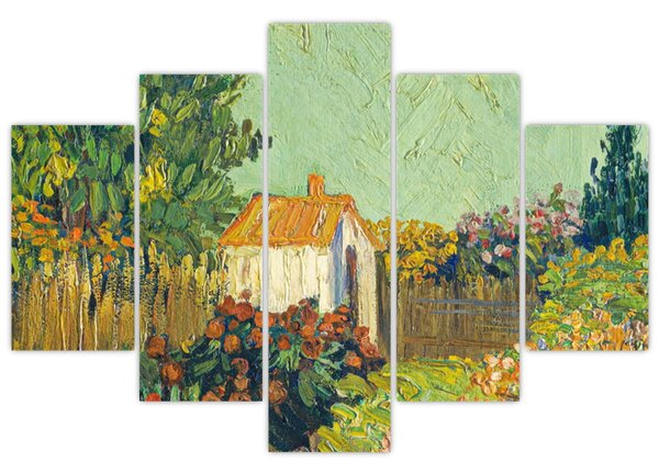 Slika - Imitator of Vincent van Gogh, Landscape, reprodukcije (150x105 cm)