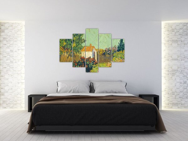 Slika - Imitator of Vincent van Gogh, Landscape, reprodukcije (150x105 cm)