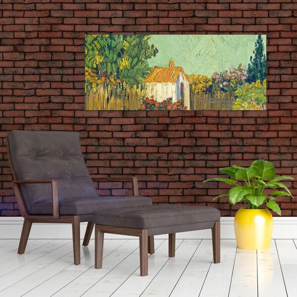 Slika - Imitator of Vincent van Gogh, Landscape, reprodukcije (120x50 cm)