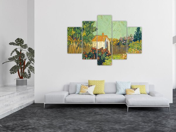 Slika - Imitator of Vincent van Gogh, Landscape, reprodukcije (150x105 cm)