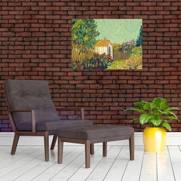 Slika - Imitator of Vincent van Gogh, Landscape, reprodukcije (70x50 cm)