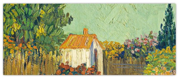 Slika - Imitator of Vincent van Gogh, Landscape, reprodukcije (120x50 cm)