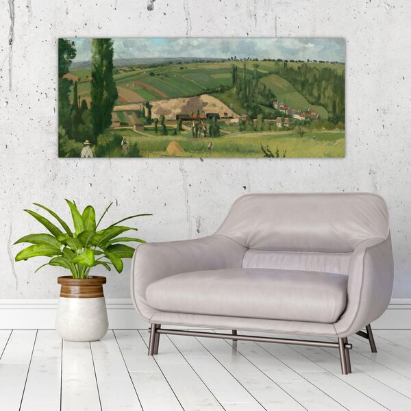 Slika - Camille Pissarro, Landscape at Les Pâtis, Pontoise, reprodukcije (120x50 cm)