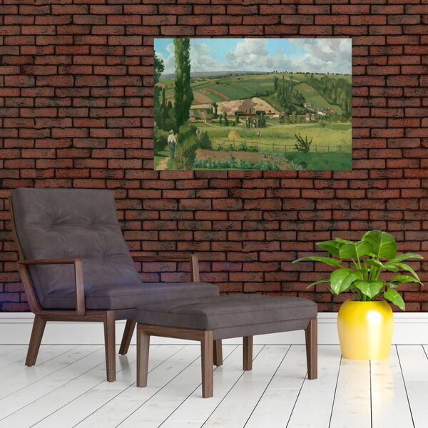 Slika - Camille Pissarro, Landscape at Les Pâtis, Pontoise, reprodukcije (90x60 cm)