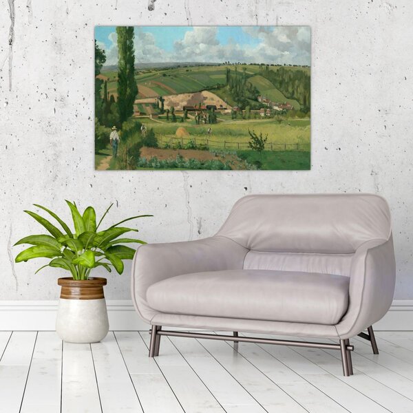 Slika - Camille Pissarro, Landscape at Les Pâtis, Pontoise, reprodukcije (90x60 cm)