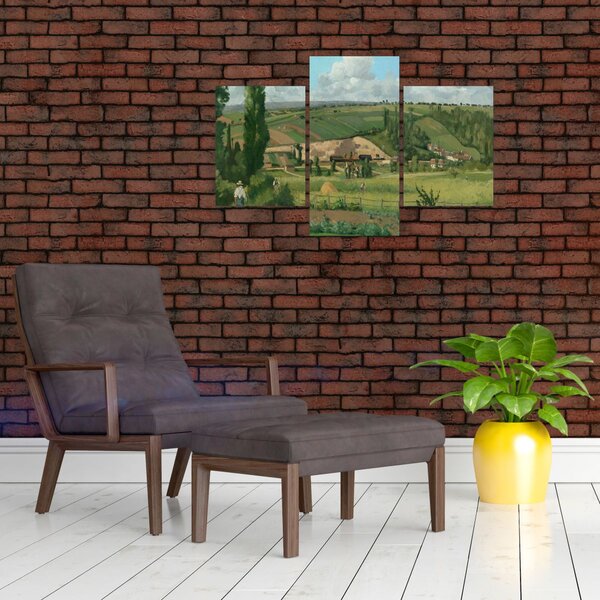 Slika - Camille Pissarro, Landscape at Les Pâtis, Pontoise, reprodukcije (90x60 cm)